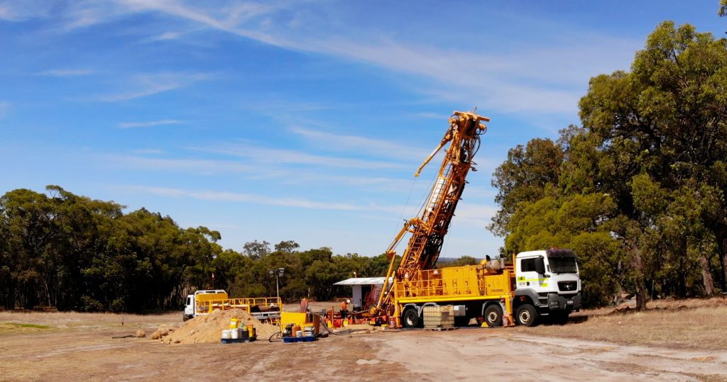 Figure 8. Drill rigs operating at the Julimar Project.